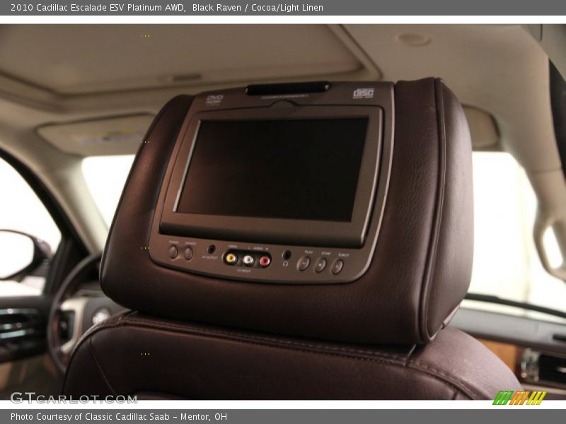 Black Raven / Cocoa/Light Linen 2010 Cadillac Escalade ESV Platinum AWD