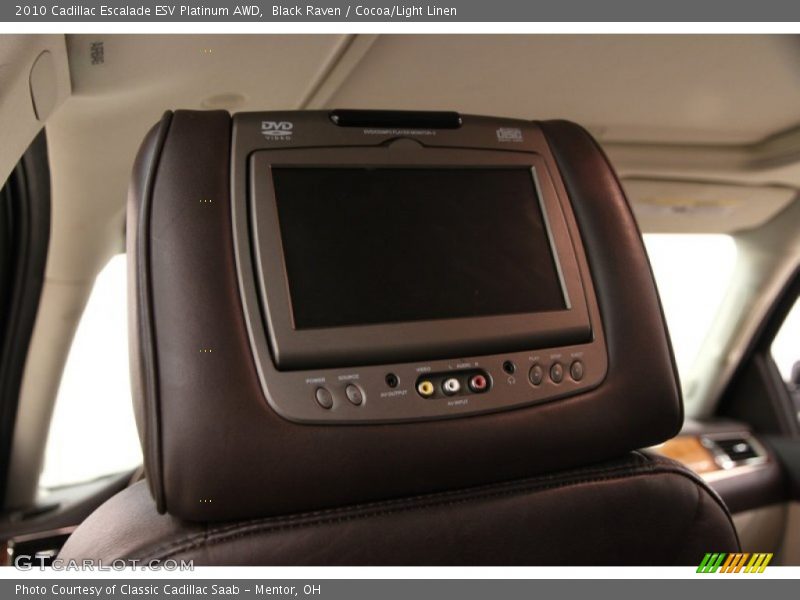 Black Raven / Cocoa/Light Linen 2010 Cadillac Escalade ESV Platinum AWD