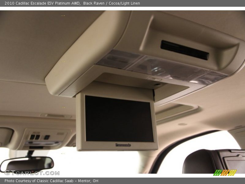 Black Raven / Cocoa/Light Linen 2010 Cadillac Escalade ESV Platinum AWD