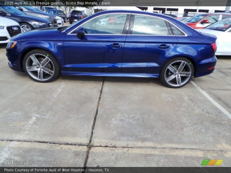  2015 A3 2.0 Prestige quattro Scuba Blue Metallic