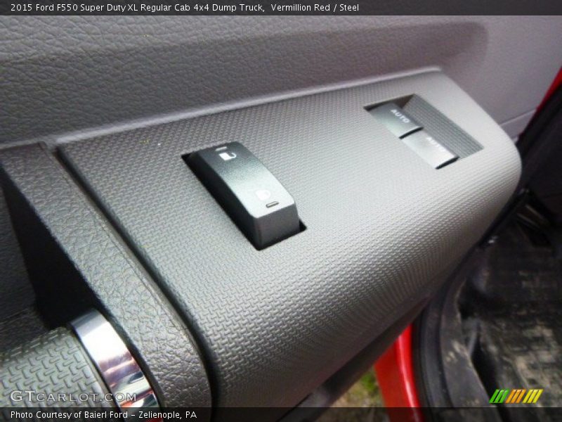 Vermillion Red / Steel 2015 Ford F550 Super Duty XL Regular Cab 4x4 Dump Truck