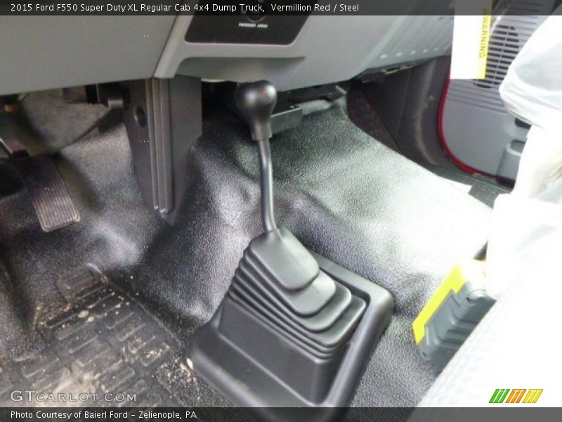 Vermillion Red / Steel 2015 Ford F550 Super Duty XL Regular Cab 4x4 Dump Truck