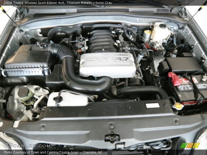 Titanium Metallic / Stone Gray 2008 Toyota 4Runner Sport Edition 4x4