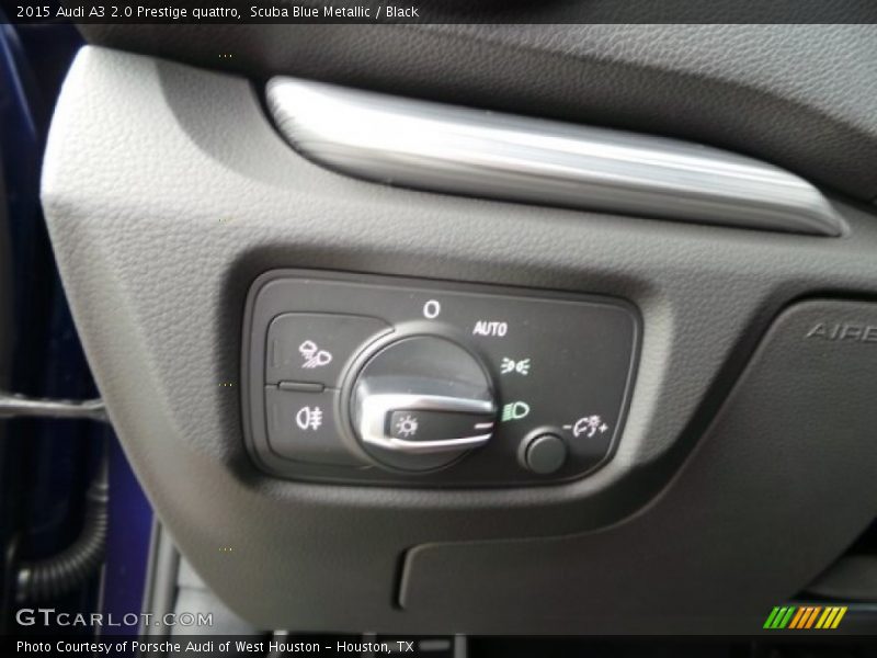 Controls of 2015 A3 2.0 Prestige quattro