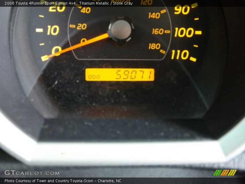 Titanium Metallic / Stone Gray 2008 Toyota 4Runner Sport Edition 4x4