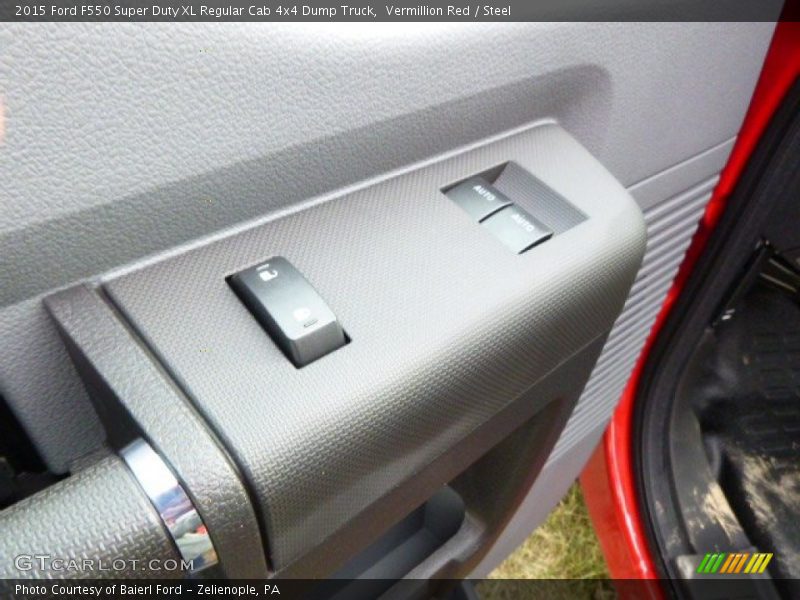 Vermillion Red / Steel 2015 Ford F550 Super Duty XL Regular Cab 4x4 Dump Truck