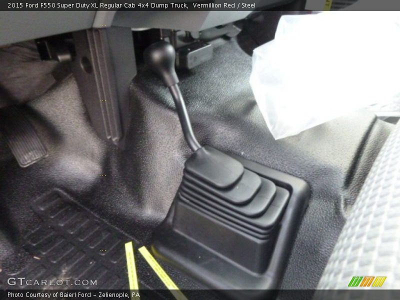 Vermillion Red / Steel 2015 Ford F550 Super Duty XL Regular Cab 4x4 Dump Truck