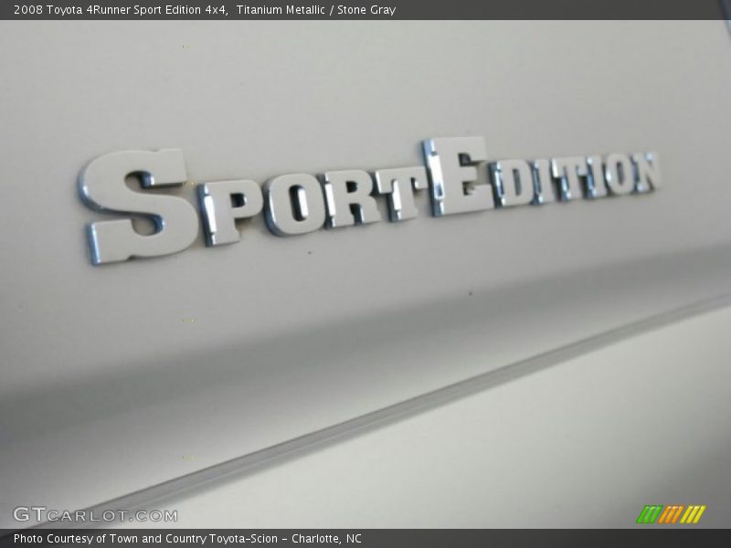 Titanium Metallic / Stone Gray 2008 Toyota 4Runner Sport Edition 4x4