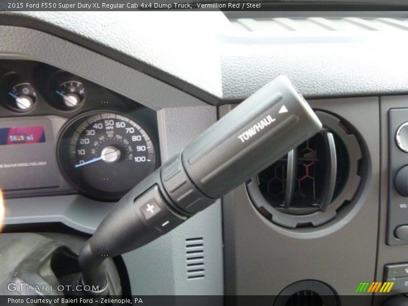 Vermillion Red / Steel 2015 Ford F550 Super Duty XL Regular Cab 4x4 Dump Truck