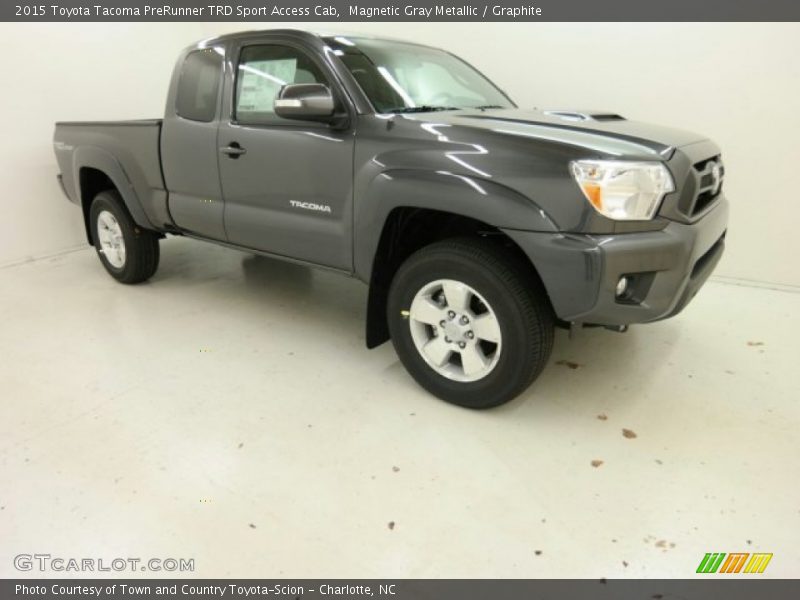 Magnetic Gray Metallic / Graphite 2015 Toyota Tacoma PreRunner TRD Sport Access Cab