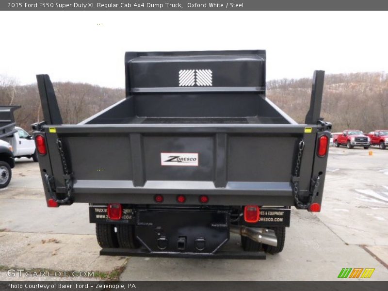 Oxford White / Steel 2015 Ford F550 Super Duty XL Regular Cab 4x4 Dump Truck