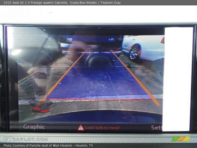 Scuba Blue Metallic / Titanium Gray 2015 Audi A3 2.0 Prestige quattro Cabriolet