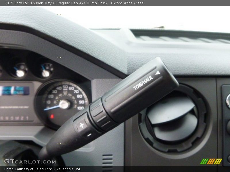 Oxford White / Steel 2015 Ford F550 Super Duty XL Regular Cab 4x4 Dump Truck