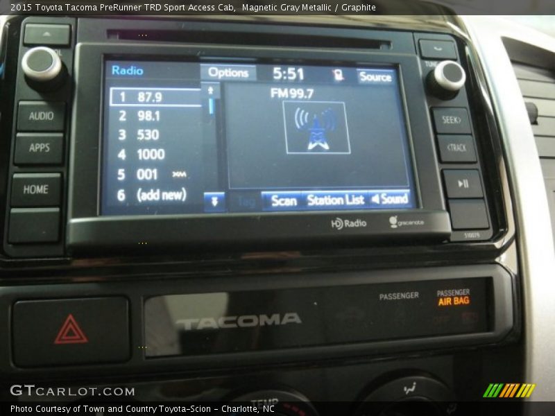 Magnetic Gray Metallic / Graphite 2015 Toyota Tacoma PreRunner TRD Sport Access Cab