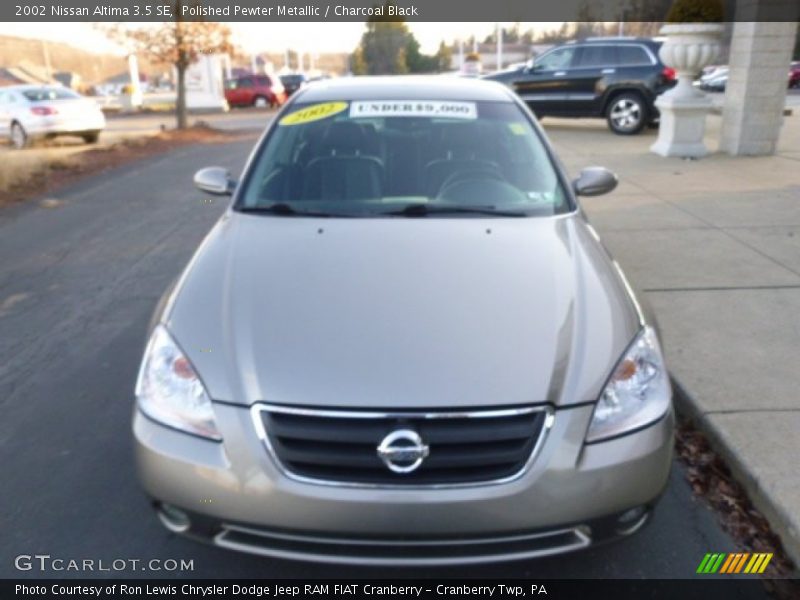 Polished Pewter Metallic / Charcoal Black 2002 Nissan Altima 3.5 SE