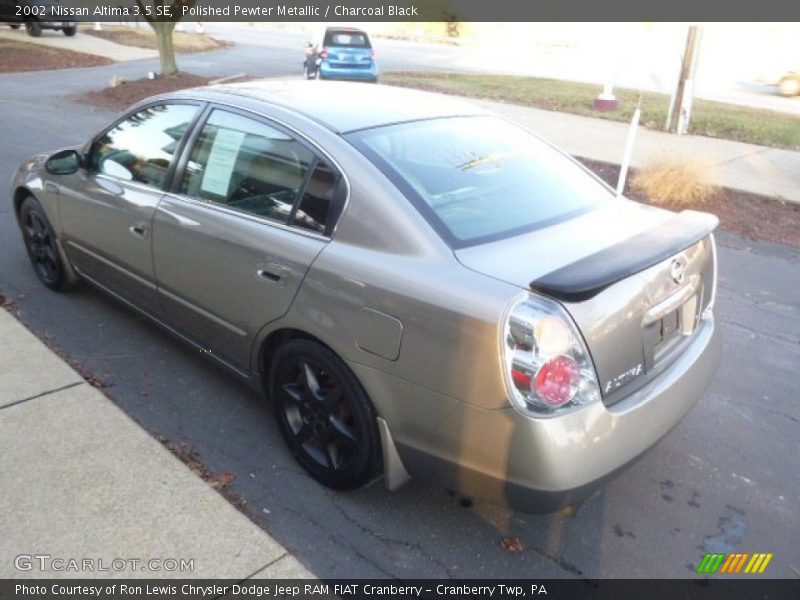 Polished Pewter Metallic / Charcoal Black 2002 Nissan Altima 3.5 SE