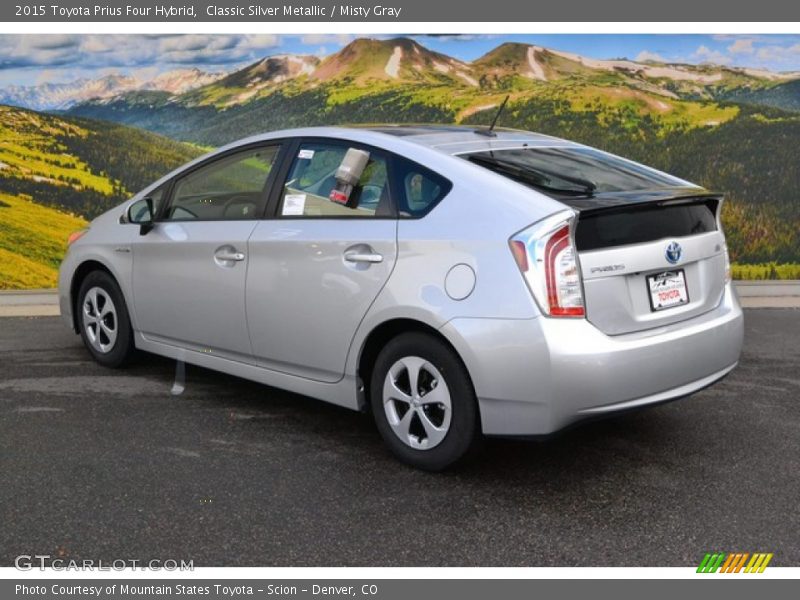 Classic Silver Metallic / Misty Gray 2015 Toyota Prius Four Hybrid