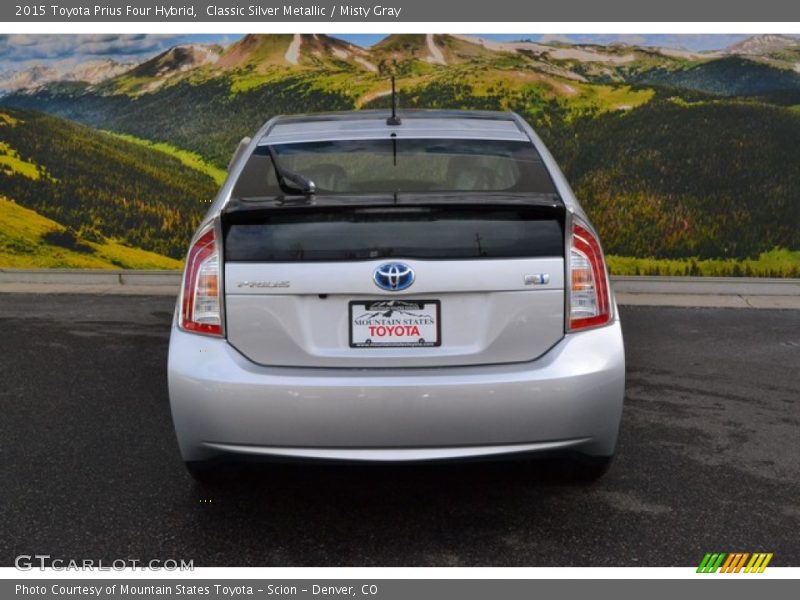 Classic Silver Metallic / Misty Gray 2015 Toyota Prius Four Hybrid