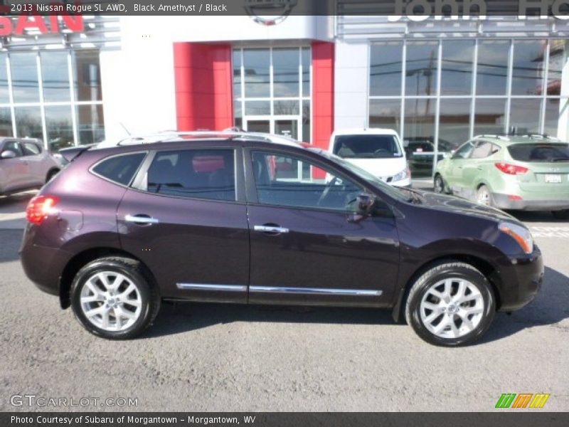 Black Amethyst / Black 2013 Nissan Rogue SL AWD