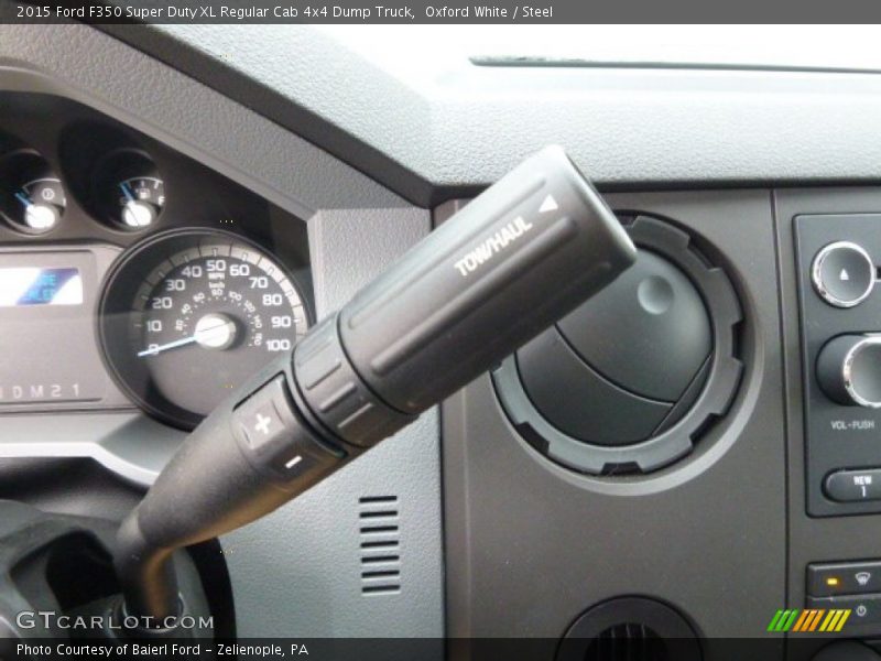 Oxford White / Steel 2015 Ford F350 Super Duty XL Regular Cab 4x4 Dump Truck