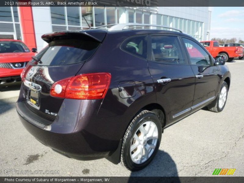 Black Amethyst / Black 2013 Nissan Rogue SL AWD