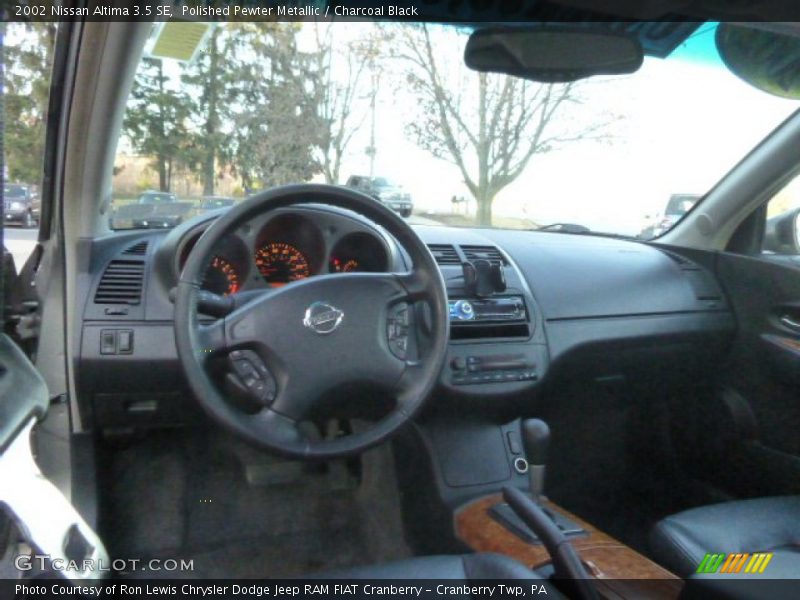 Polished Pewter Metallic / Charcoal Black 2002 Nissan Altima 3.5 SE