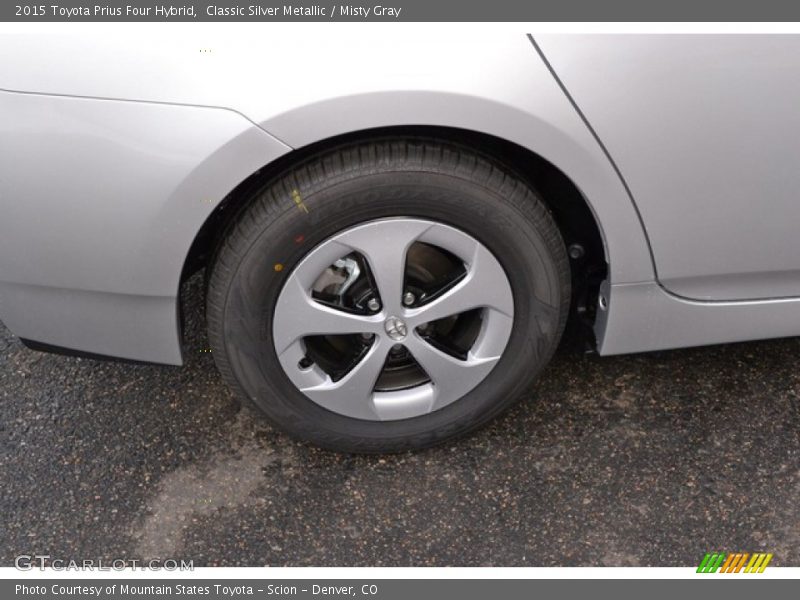 Classic Silver Metallic / Misty Gray 2015 Toyota Prius Four Hybrid