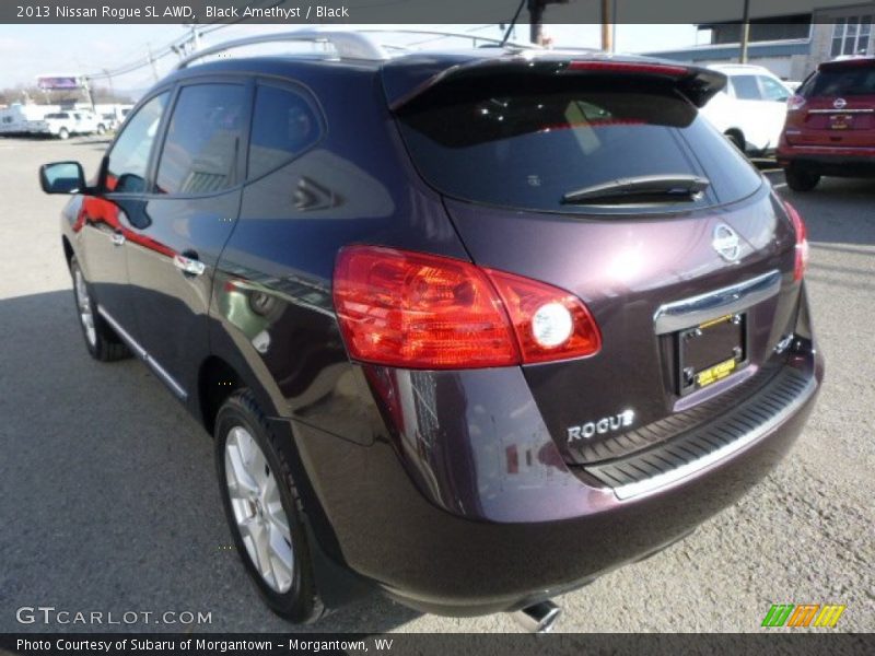 Black Amethyst / Black 2013 Nissan Rogue SL AWD