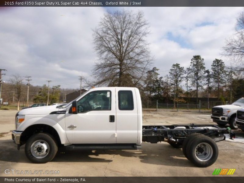  2015 F350 Super Duty XL Super Cab 4x4 Chassis Oxford White
