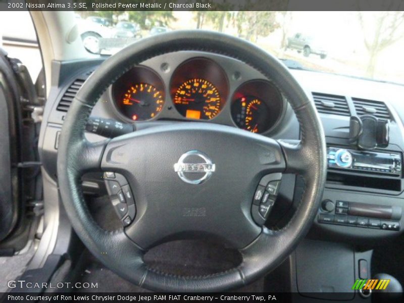 Polished Pewter Metallic / Charcoal Black 2002 Nissan Altima 3.5 SE