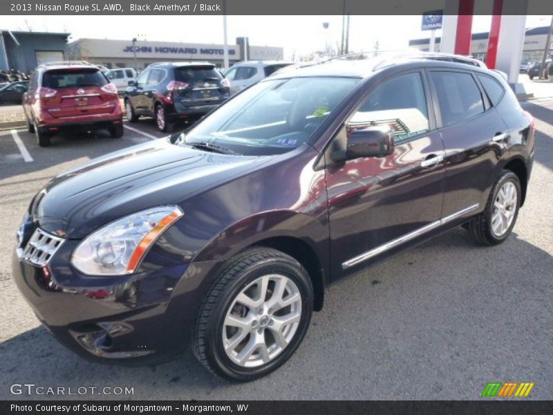 Black Amethyst / Black 2013 Nissan Rogue SL AWD