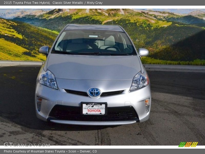 Classic Silver Metallic / Misty Gray 2015 Toyota Prius Two Hybrid