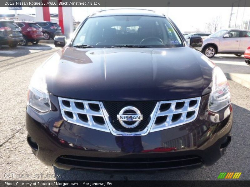 Black Amethyst / Black 2013 Nissan Rogue SL AWD