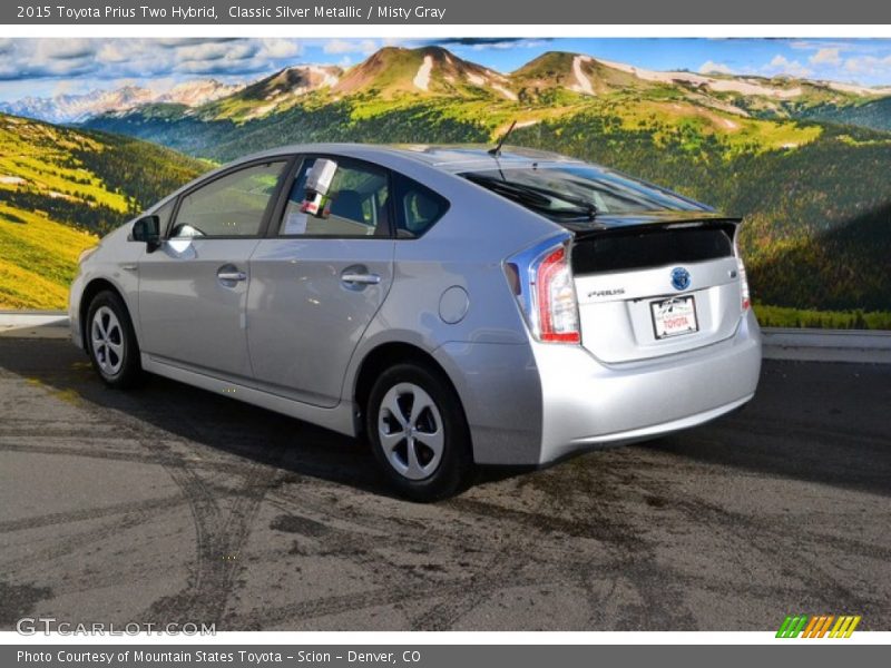 Classic Silver Metallic / Misty Gray 2015 Toyota Prius Two Hybrid