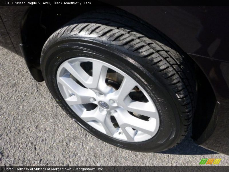 Black Amethyst / Black 2013 Nissan Rogue SL AWD