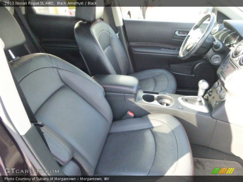 Black Amethyst / Black 2013 Nissan Rogue SL AWD