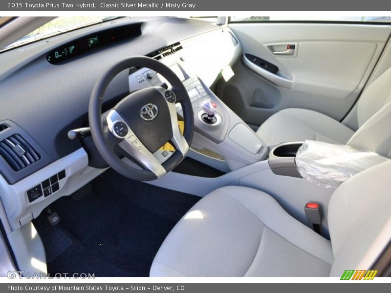 Classic Silver Metallic / Misty Gray 2015 Toyota Prius Two Hybrid