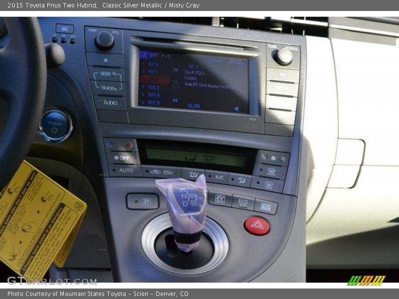 Classic Silver Metallic / Misty Gray 2015 Toyota Prius Two Hybrid