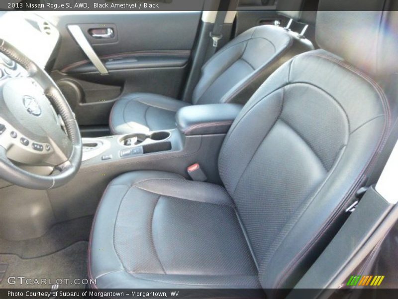 Black Amethyst / Black 2013 Nissan Rogue SL AWD