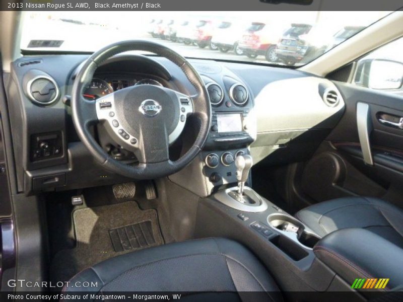 Black Amethyst / Black 2013 Nissan Rogue SL AWD