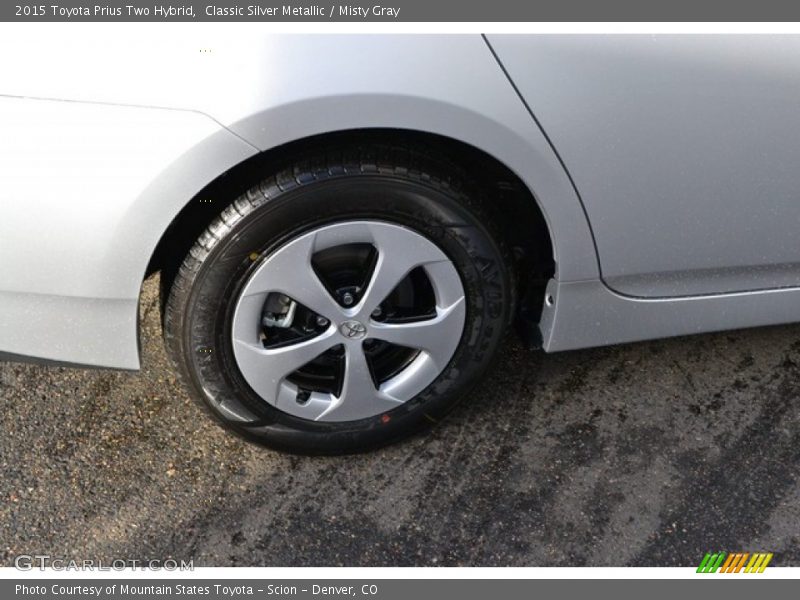 Classic Silver Metallic / Misty Gray 2015 Toyota Prius Two Hybrid
