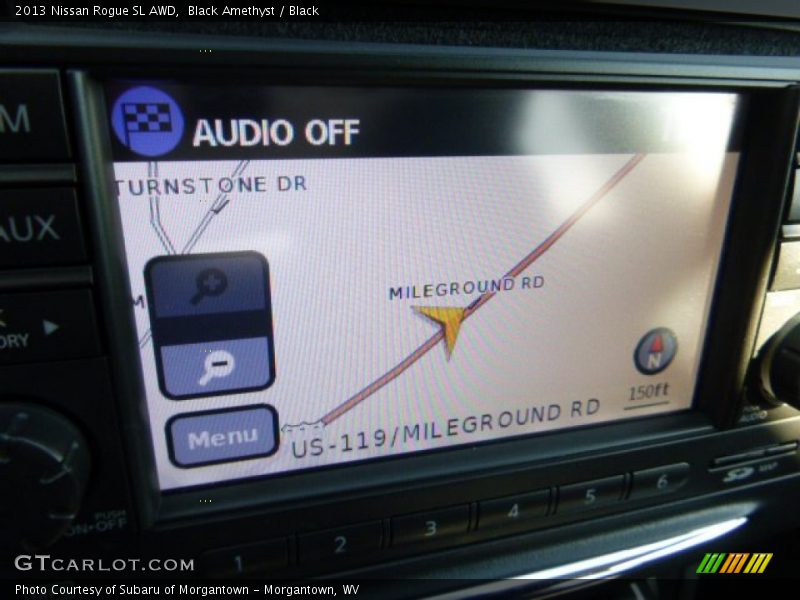 Black Amethyst / Black 2013 Nissan Rogue SL AWD