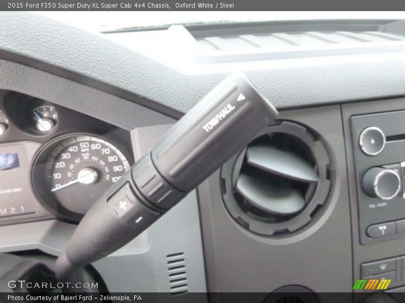 Oxford White / Steel 2015 Ford F350 Super Duty XL Super Cab 4x4 Chassis