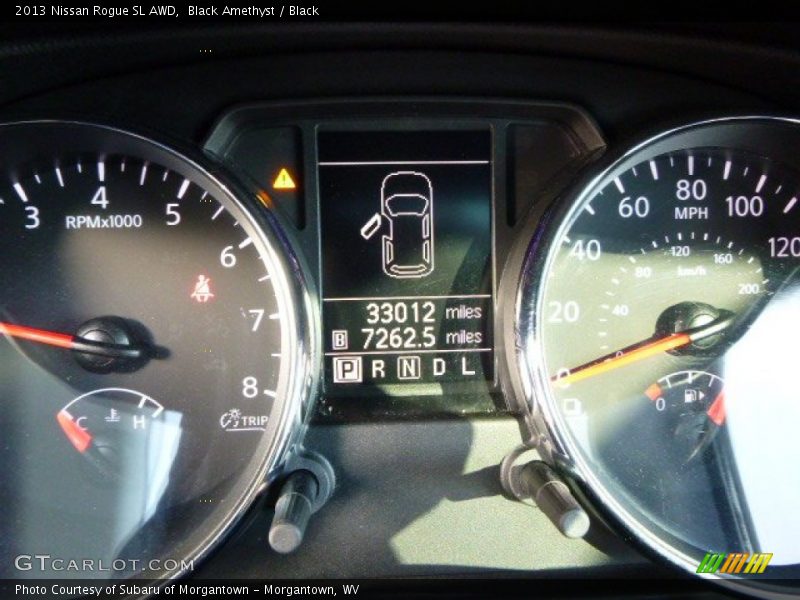Black Amethyst / Black 2013 Nissan Rogue SL AWD