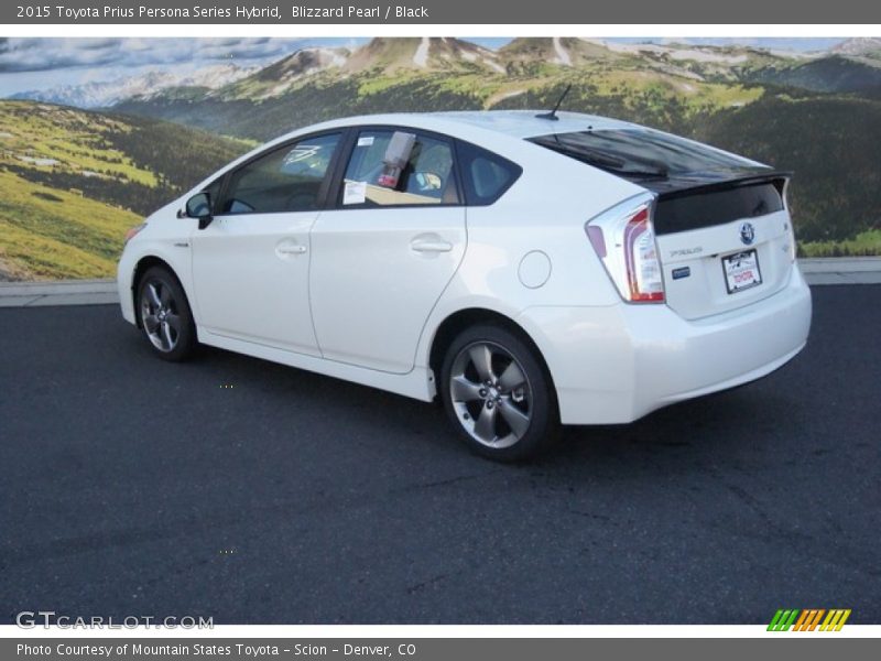 Blizzard Pearl / Black 2015 Toyota Prius Persona Series Hybrid