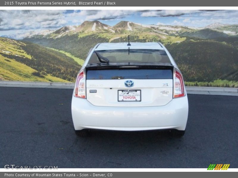 Blizzard Pearl / Black 2015 Toyota Prius Persona Series Hybrid