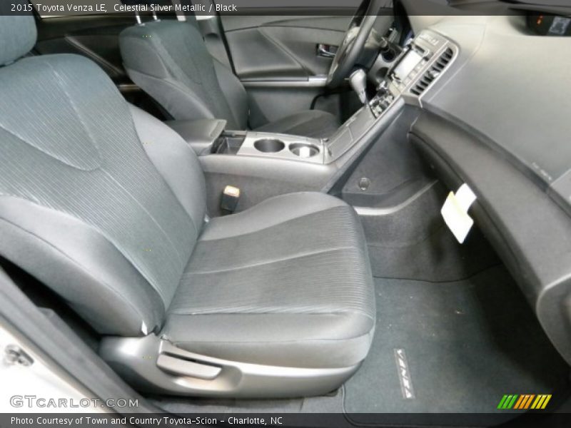 Celestial Silver Metallic / Black 2015 Toyota Venza LE