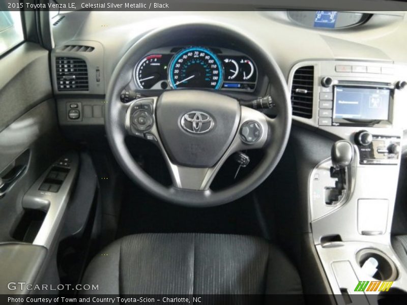 Celestial Silver Metallic / Black 2015 Toyota Venza LE