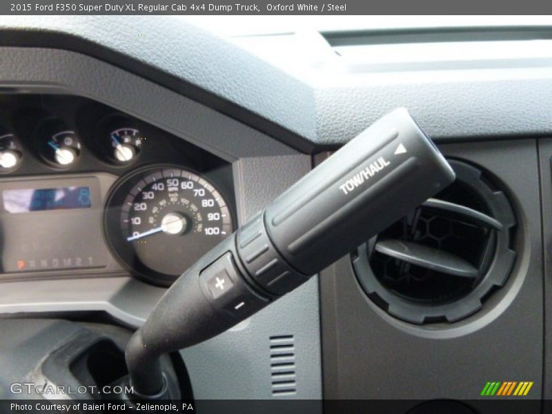 Oxford White / Steel 2015 Ford F350 Super Duty XL Regular Cab 4x4 Dump Truck