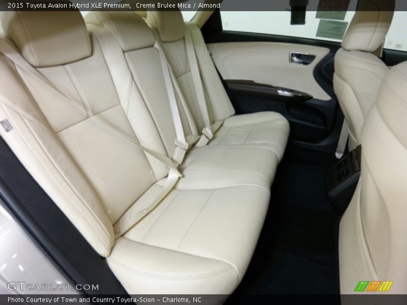 Rear Seat of 2015 Avalon Hybrid XLE Premium